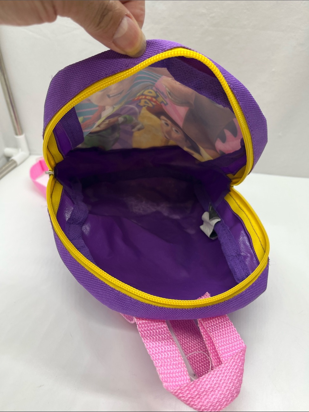 Disney Toy Story 4 Kids Backpack - Purple, Pink & Yellow - Picture 5 of 7